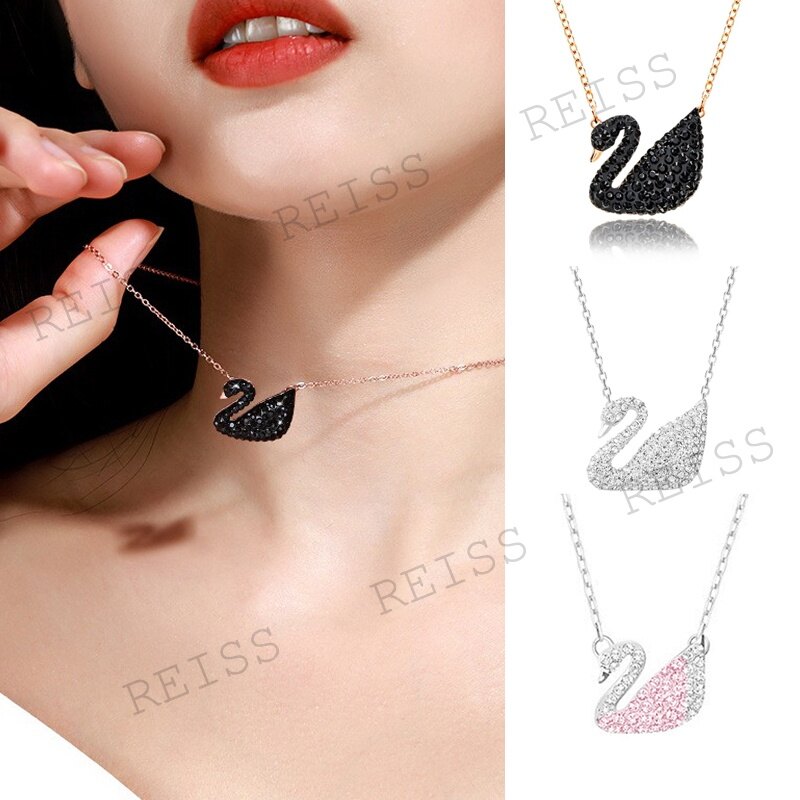 Vòng Cổ Thiên Nga Dây Chuyền Thép Kalung Vòng Cổ Thiên Nga Phong Cách Hàn Quốc Mặt Dây Chuyền Thiên Nga Dây Chuyền Xương Đòn Quà Tặng Sinh Nhật Cho Nữ