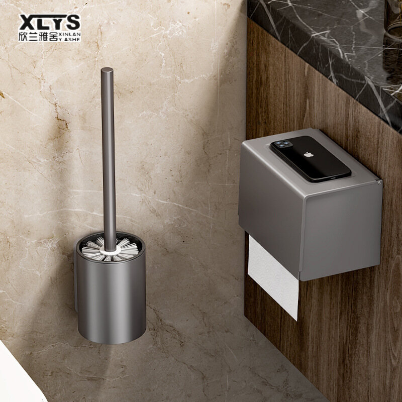XINLANYASHE Bàn Chải Bồn Cầu bàn chải bồn cầu tay cầm treo tường hộ gia đình không có đục lỗ và góc chết