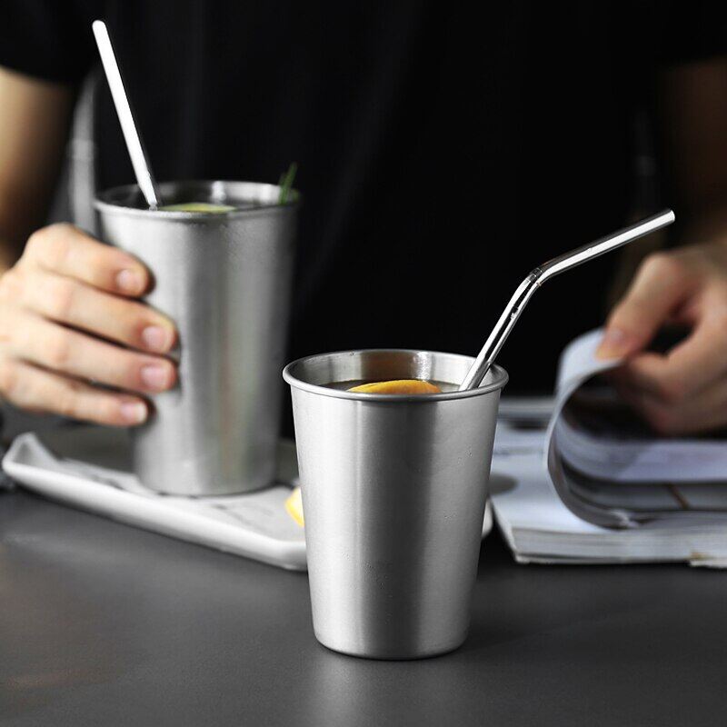 30/70/180/320ml kim loại cốc inox Mug uống bia cà phê Tumbler du lịch văn phòng nhà cửa Tumblers drinkware nhà bếp quán ăn