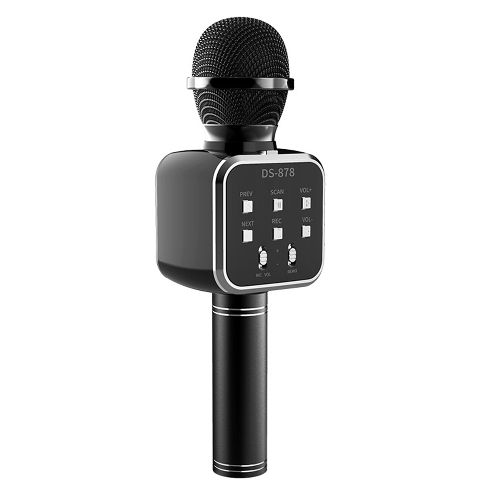 Lm ds878 mic-rô không dây năm chế độ âm thanh hỗ trợ U đĩa/Thẻ TF kim loại 4 trong 1 Bluetooth tương