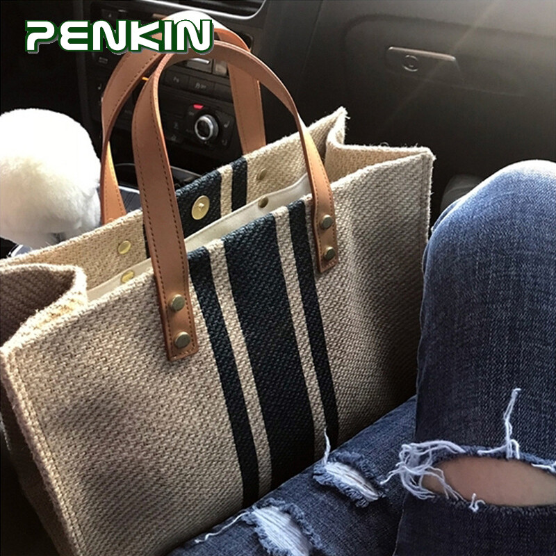 Túi đeo chéo bằng vải, thời trang công sở Hàn Quốc cho nữ Penkin