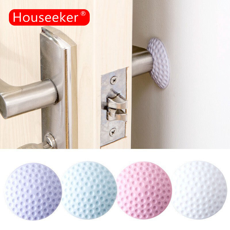 Houseeker Tấm Chắn Cửa Không Ồn Miếng Dán Cao Su Mô Hình Chơi Gôn Miếng Dán Bảo Vệ Tường Đầu Em Bé