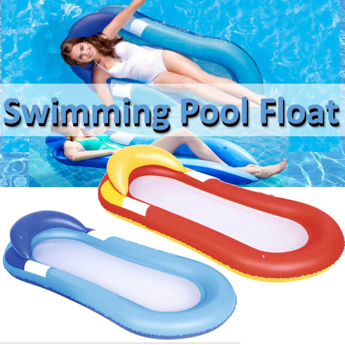 Generic Summer Inflatable Swimming Pool Float Raft Tube Hammock Lounge Bed Chair Adult Water