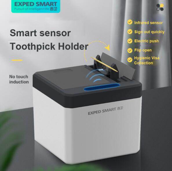 Hộp Đựng Tăm Điện, Cảm Biến Hồng Ngoại Hộp Tăm Cảm Biến Tự Động Tiện Dụng Tại Nhà Thông Minh, Hộp Tăm Cảm Biến Thông Minh