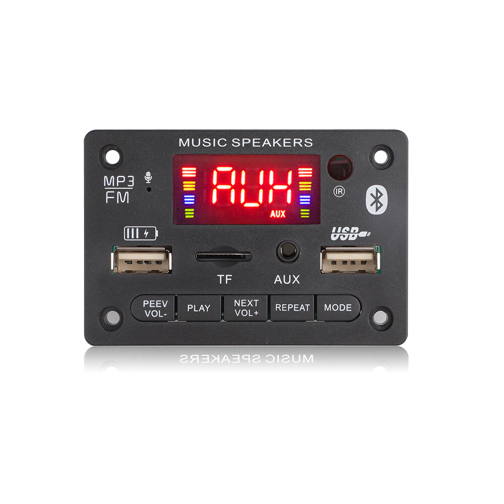 Bộ Giải Mã MP3 Bluetooth 5.0 Bảng Giải Mã Máy Nghe Nhạc MP3 USB 5V 12V Hỗ Trợ WMA WAV Thẻ TF USB FM Chức Năng Ghi Âm Để Sạc Điện Thoại