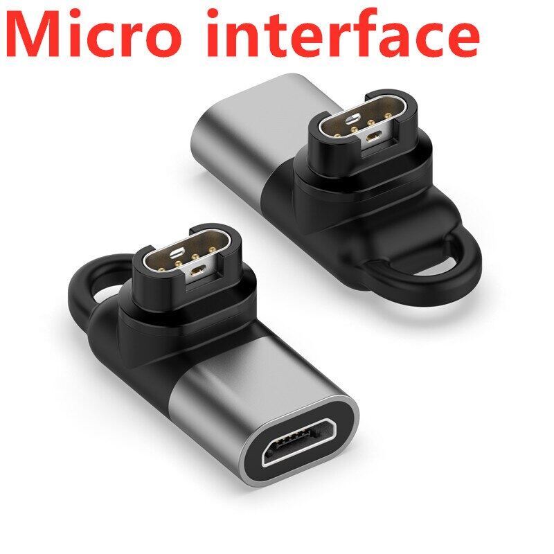 Bộ Chuyển Đổi Sạc Type C/Micro/Ios USB Cái Sang 4pin Cho Garmin Fenix 7/6/5 Instinct 2S Venu 2 Plus 