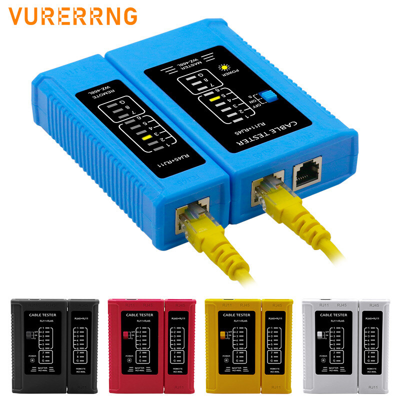 Chuyên Nghiệp Kiểm Tra Cáp Mạng RJ45 RJ11 RJ12 CAT5 UTP Thiết Bị Kiểm Tra Dây Cáp Mạng LAN Dụng Cụ Sửa Chữa Mạng