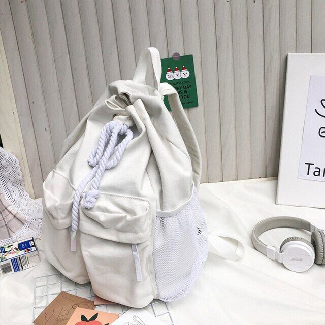 ÔDâyRútVảiBốBaLôTayCầmMềmCổĐiểnMàuTrơnUnisexTúiDuLịchBaLôThờiTrangNữ🎒🎒
