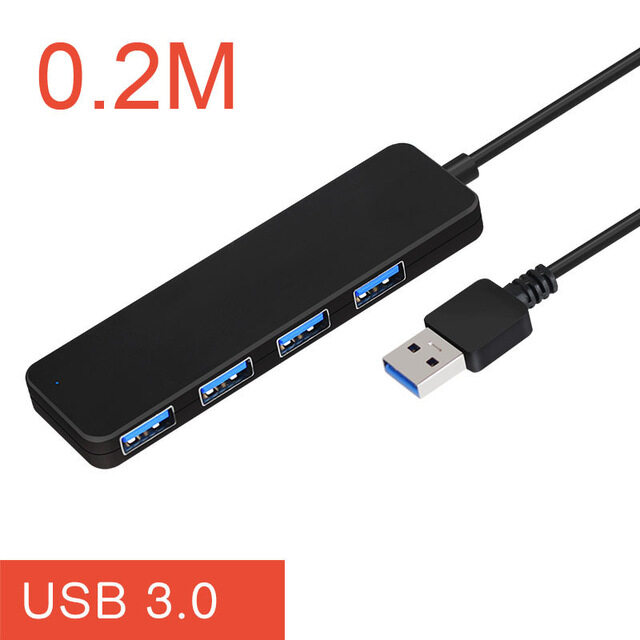 USB 3.0 Bộ chuyển đổi Hub cho PC USB tốc độ cao 3.0 Hub Bên Ngoài 4 cổng