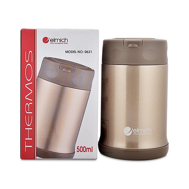 Bình đựng thức ăn giữ nhiệt elmich inox 304 500ml el0631