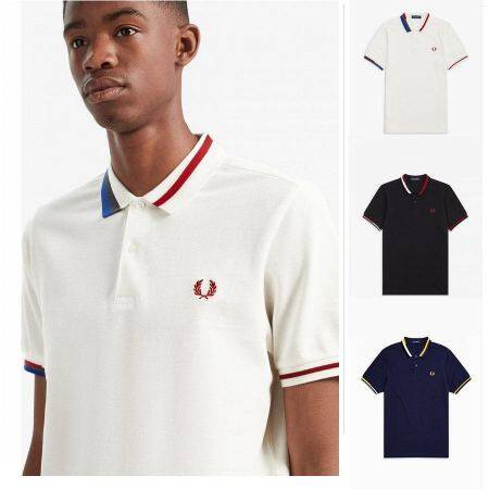 FRED PERRY Men's British Slim Fit Polo Shirt