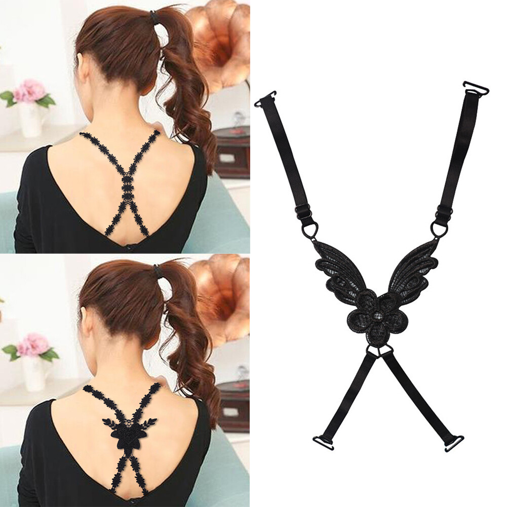Dây đeo lưng đẹp dây đeo áo ngực chéo hình bướm dây đeo đồ lót chống trượt dây đeo áo ngực tàng hình dây đai ren áo ngực mở rộng khóa trượt dây đeo đồ lót chéo lưng hình bướm gợi cảm dây áo ngực lưng phụ kiện áo ngực thân mật mới