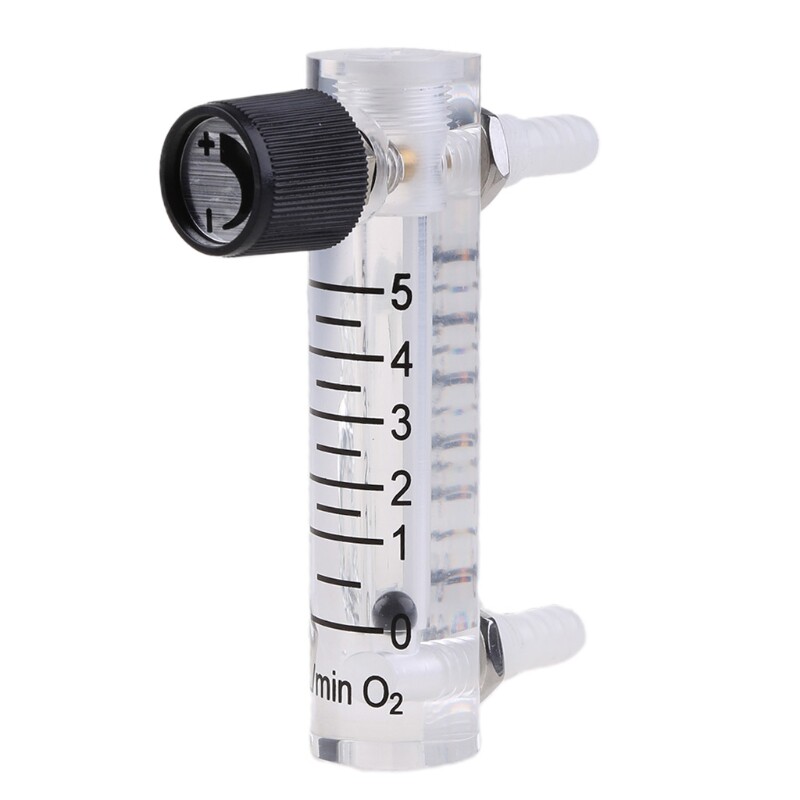 Lzq-3flowmeter điều chỉnh khí máy đo lưu lượng 0-3lpm, có van điều khiển cho oxy/khí/khí