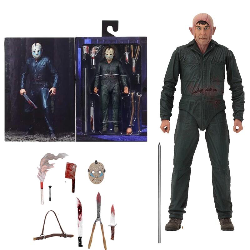 Neca mô hình nhân vật roy burns jason búp bê đồ chơi quà tặng kinh dị cho giáng sinh