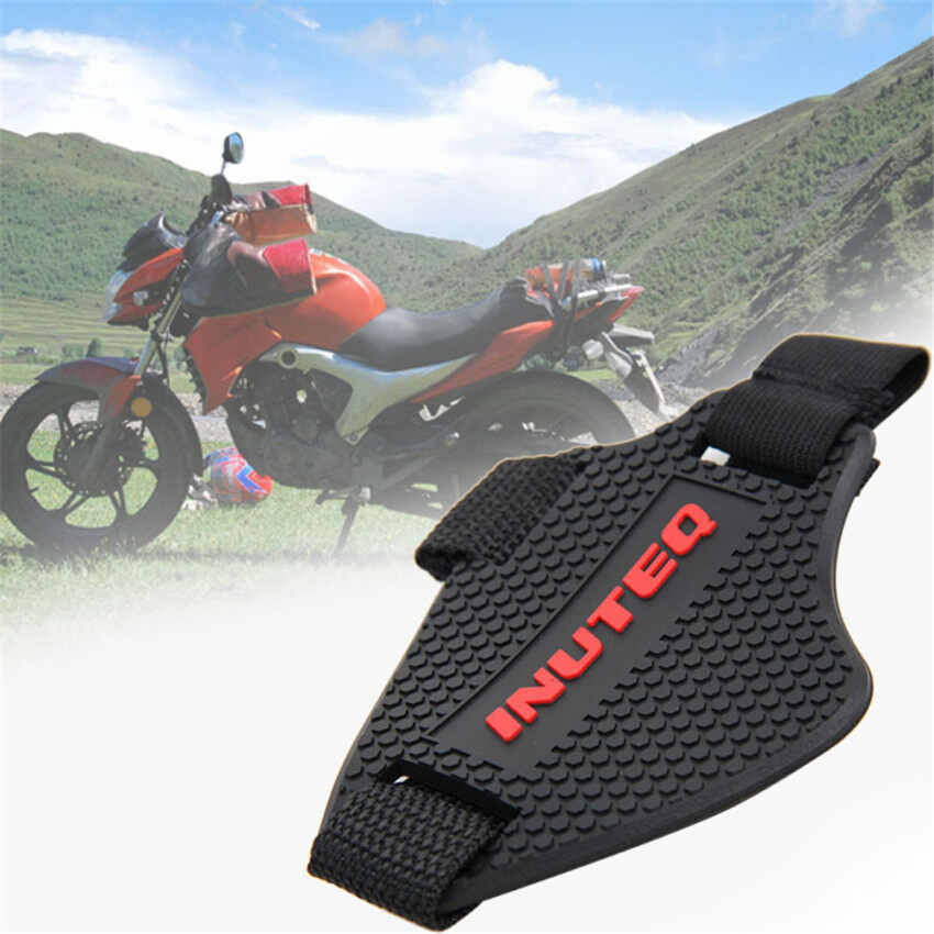 1 chiếc bọc bảo vệ giày đi xe máy màu đen bộ chuyển số xe máy xe mô tô bảo vệ bốt giày nam bọc bảo vệ cần số