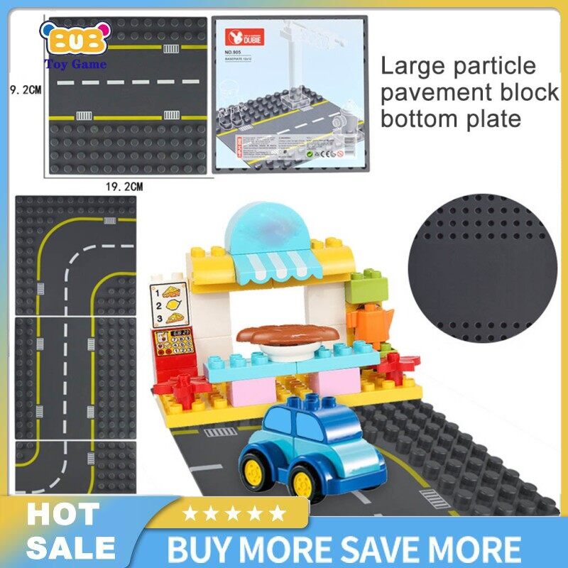 Toys Games Diy Highway Road Plate Building Blocks Bricks Toys Compatible