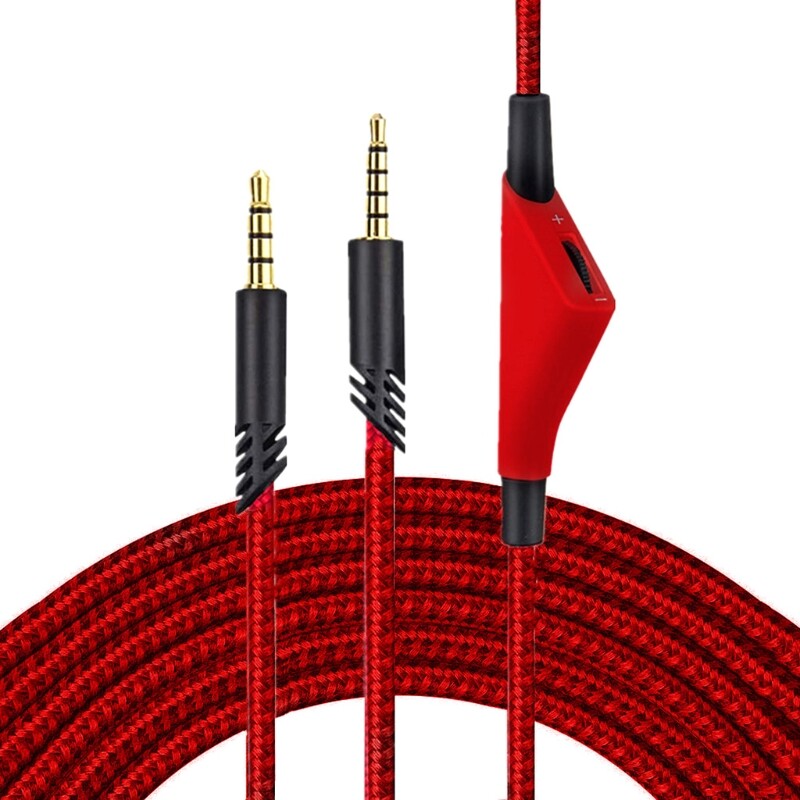 Audio Earphone Cable Volume Control Wear
