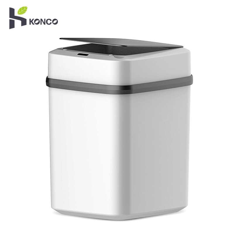 Thùng Rác Cảm Biến Tự Động Konco 10 L Thông Minh Không Chạm, Thân Thiện Với Môi Trường Dùng Cho Nhà Bếp Phòng Ngủ - INTL