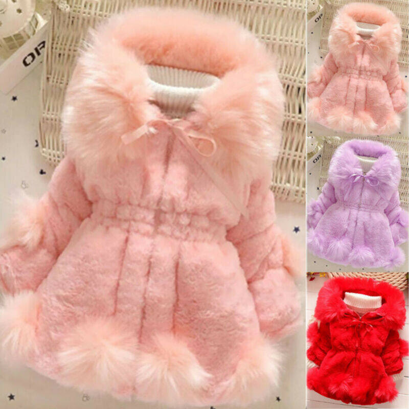 Áo Khoác Parka Dài Ghobfpe Cho Bé Gái, Áo Khoác Gió Giữ Ấm Mùa Đông Có Lớp Lót Lông Cho Trẻ Em