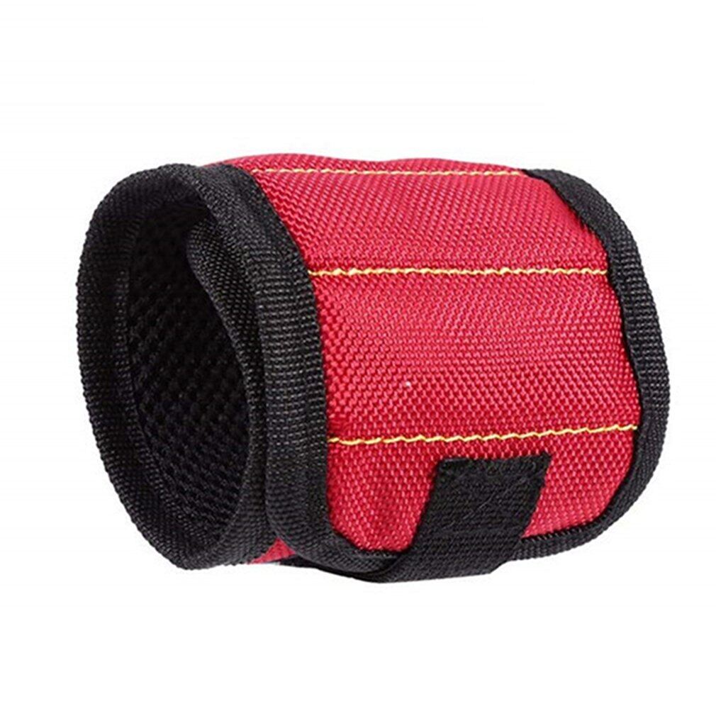 【Free-delivery】 Dây Đeo Cổ Tay Từ Tính Túi Dụng Cụ Cầm Tay Với 3 Nam Châm Dụng Cụ Đeo Cổ Tay Cho Thợ Điện Dây Đai Đinh Vít Mũi Khoan Vòng Đeo Tay Cho Dụng Cụ Sửa Chữa