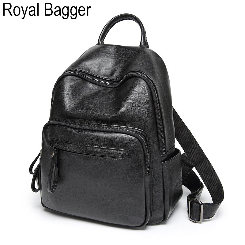Royal Bagger Da Bò Thật Thời Trang Ba Lô Du Lịch Không Thấm Nước Cho Phụ Nữ Cô Gái Mới Siêu Nóng Ba Lô Sức Chứa Lớn Phụ Nữ Công Việc Ngoài Trời Túi Đeo Chéo Đeo Vai Túi Xách Đa Năng Giản Dị