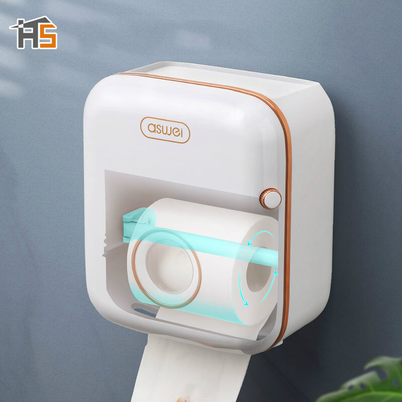 Hangdianhộp đựng giấy vệ sinh hộp đựng giấy vệ sinh không cần đục lỗ chống thấm nước giá đựng giấy vệ sinh hộp đựng giấy cuộn treo tường hộp đựng giấy vệ sinh