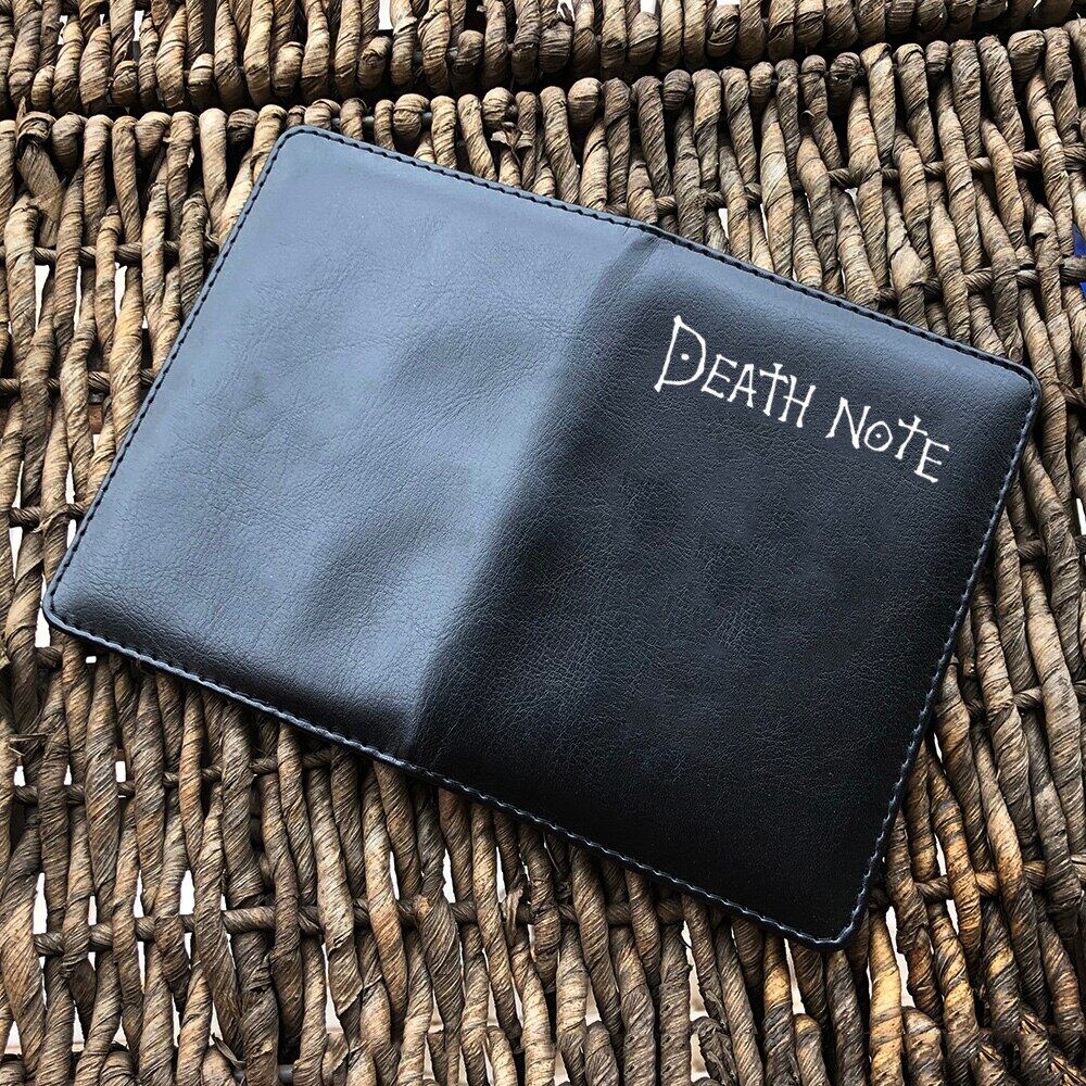 HOT The World Death Note Passport Cover Anime Black Edition Travel