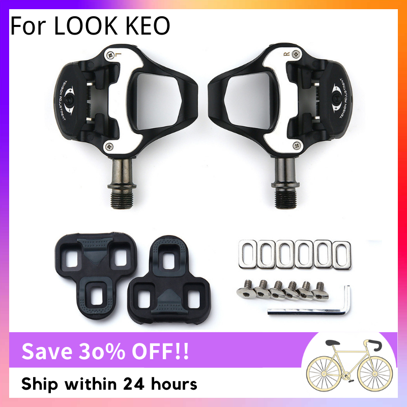 Bàn Đạp Xe Đạp Đường Trường Phù Hợp Cho Look Shimano Keo Bàn Đạp Xe Đạp Chuyên Nghiệp Tự Khóa Có Đinh Phụ Kiện Bàn Đạp Xe Đạp