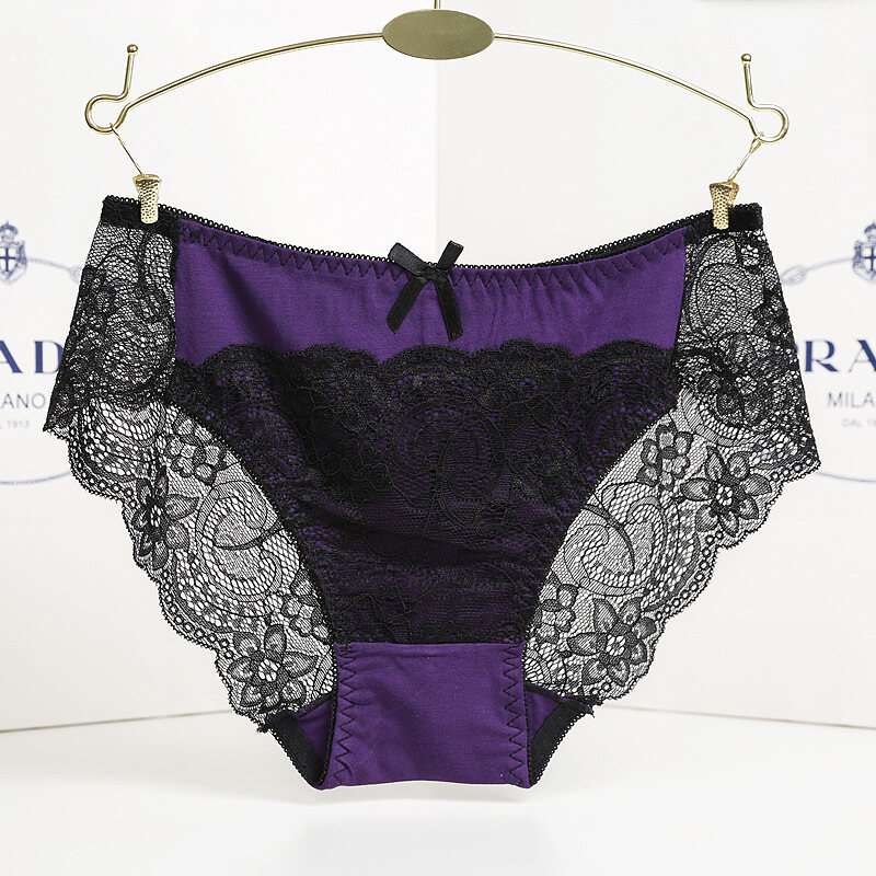 2017 New Women Sexy Lace Panties Seamless Breathable Panty Hollow Out Fashion Comfortable Briefs - intl 2017 New Women Sexy Lace Panties Seamless Breathable Panty Hollow Out Fashion Comfortable Briefs - intl