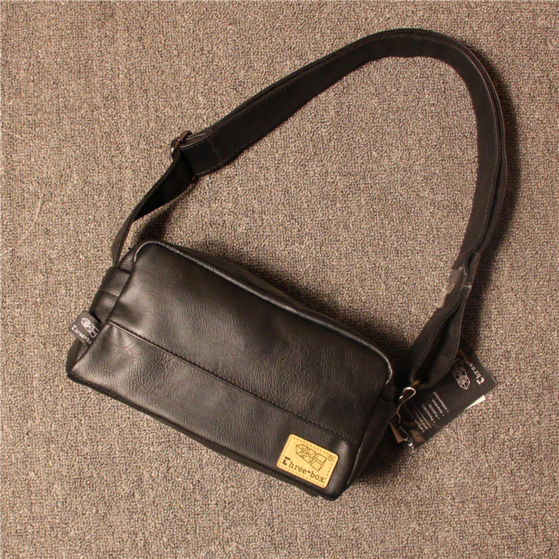 Mini Sling Bag men (Leather) Travel bag