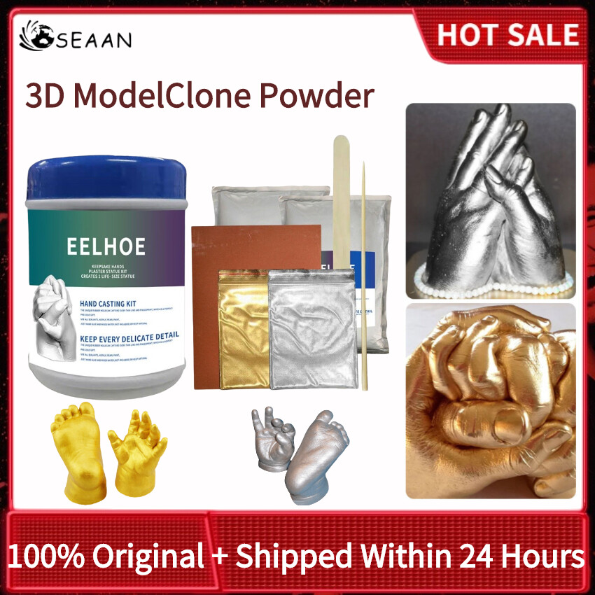 Mô Hình Bột Dấu Chân Mini Làm Bằng Tay 3D Khuôn Quà Tặng, Bột Tay Và Chân Tự Làm Bộ Đúc Nhân Bản Bé Tưởng Niệm Tăng Trưởng Kit