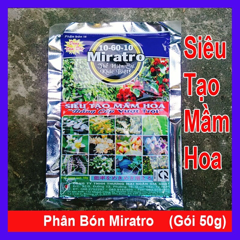 Phân bón lá NPK giúp cây ra hoa