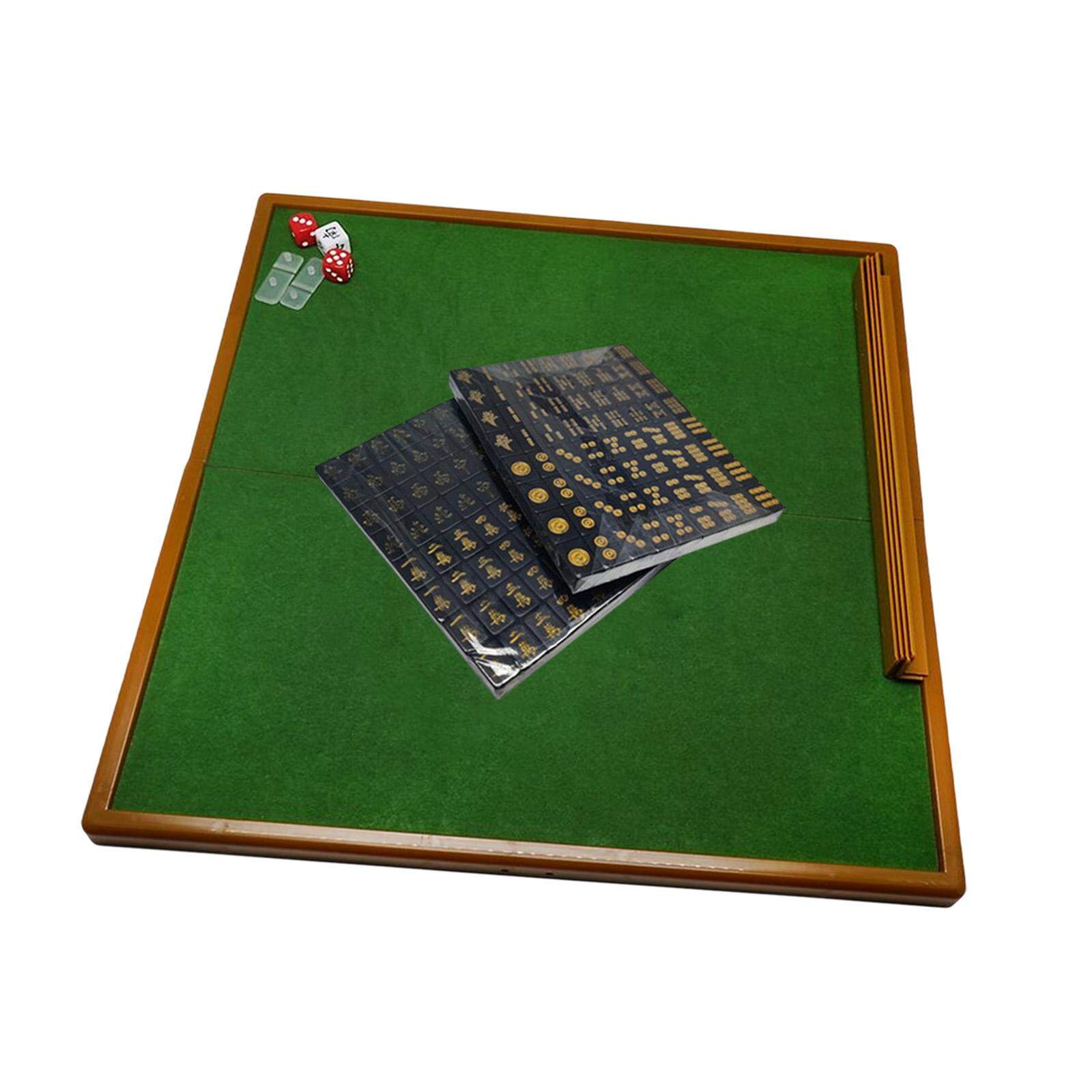 Classic Tiles Games Table Game Leisure Time Game Portable Mahjong Game Set 144