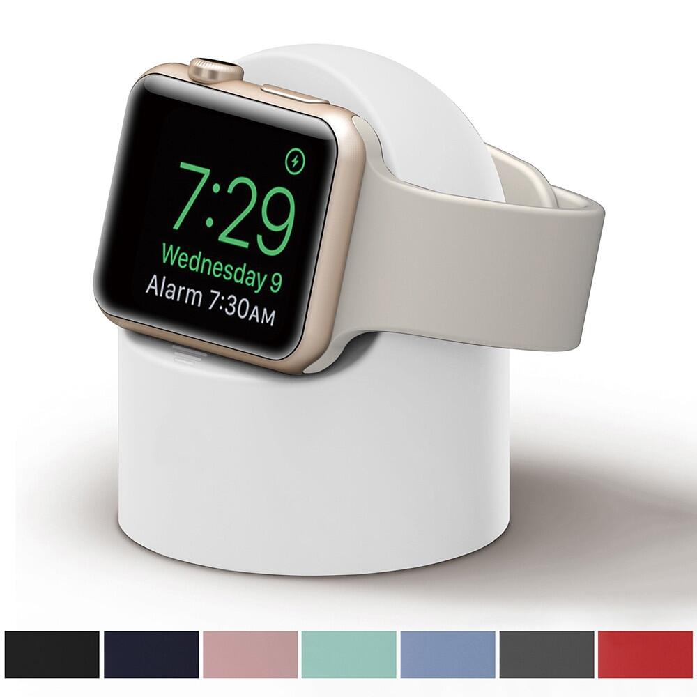 Đế sạc cho apple watch series 7 giá đỡ đế sạc silicon 41mm 42mm 44mm 45mm