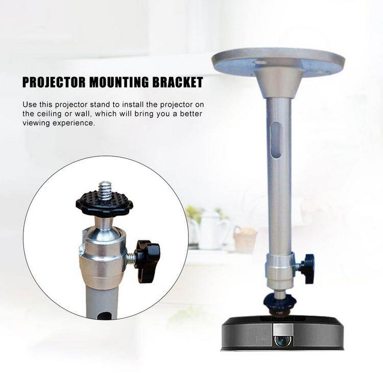 Giá Gắn Máy Chiếu Trần Giá Gắn Máy Chiếu Xoay Có Thể Điều Chỉnh Độ Cao Dành Cho Văn Phòng Tại Nhà