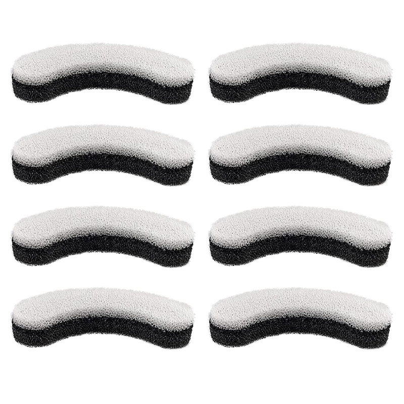 8Pcs Pet Water Fountain Filters Cat Water Fountain Sponge Filter Replacement for WF050 Cat Fountain