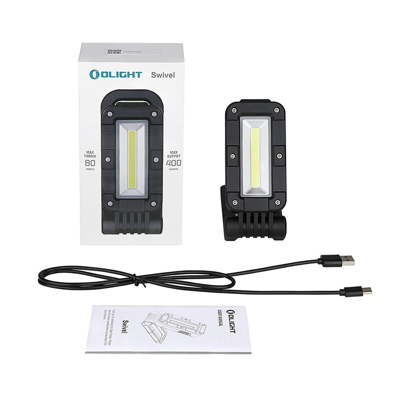 Xoay Olight Đèn làm việc COB 3 chế độ ánh sáng