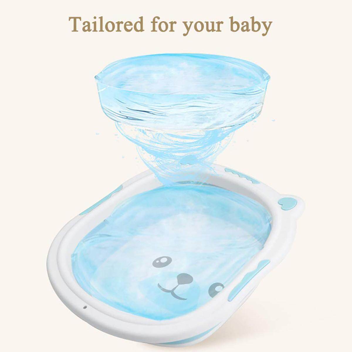 Generic Portable Baby Folding Basin Silicone Washbasin Bathtub