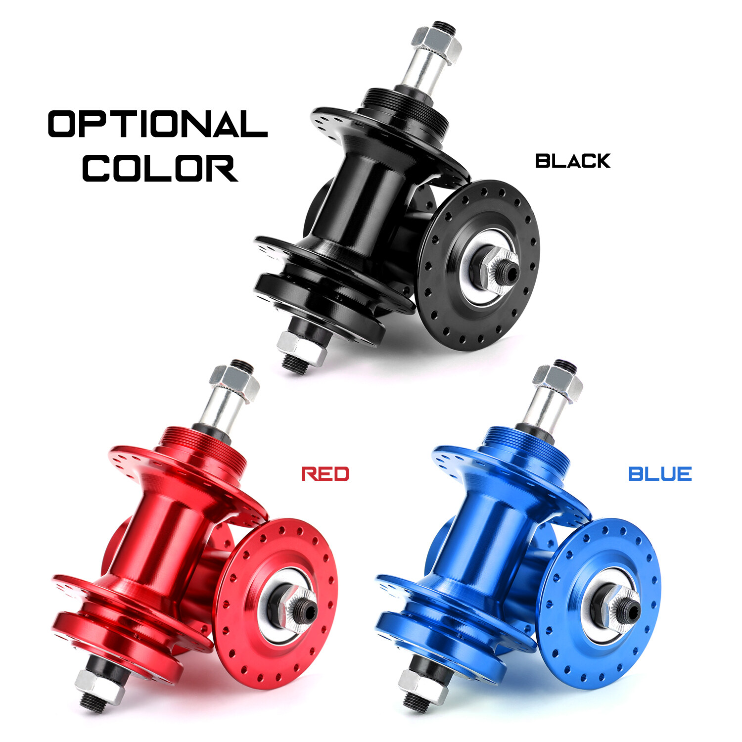 Motalik【COD】 Bike Disc Brake MTB Casette Bearing Hub 36H Front Rear Hub