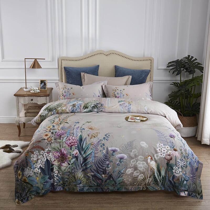 patterned egyptian cotton duvet cover