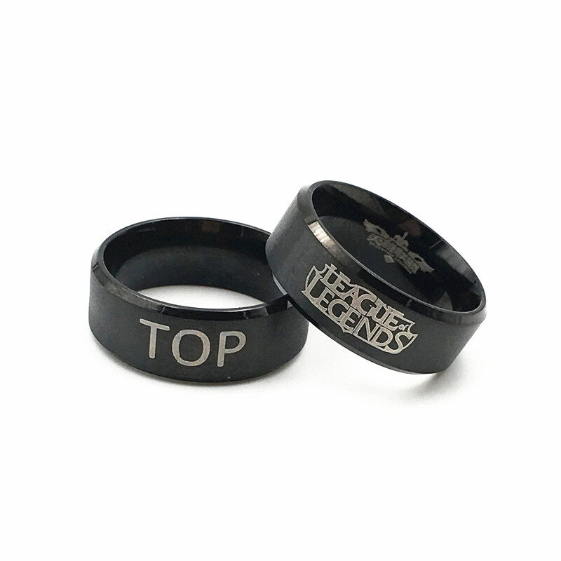 แหวนเกมลีกออฟเลเจนด์ สแตนเลสแหวนสำหรับแฟนๆของขวัญคุณภาพสูงเครื่องประดับ