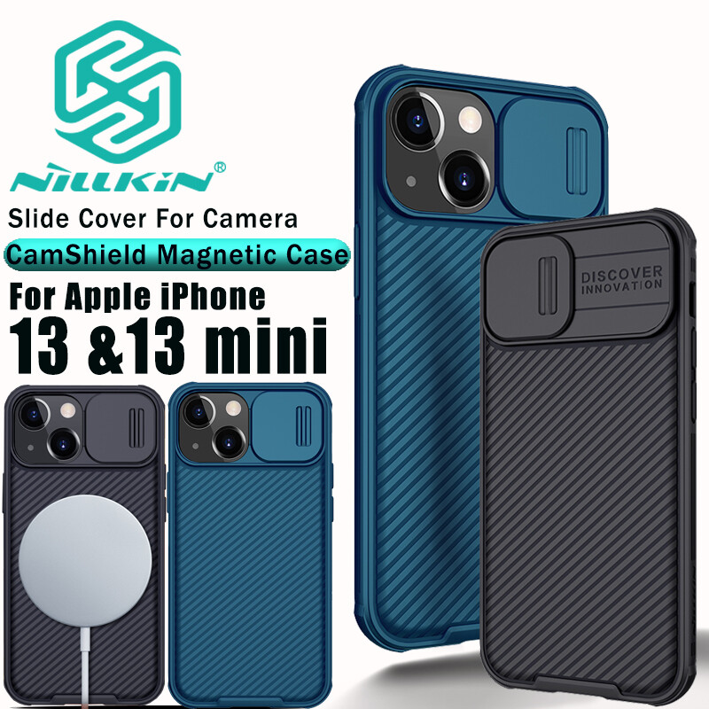 Nillkin Ốp Từ Tính CamShield Pro Cho iPhone 13 Pro Max / iPhone 13 Mini/iPhone 13 Pro / iPhone 13 Ốp Trượt TPU Và PC Thân Thiện Ốp Lưng Bảo Vệ Máy Ảnh