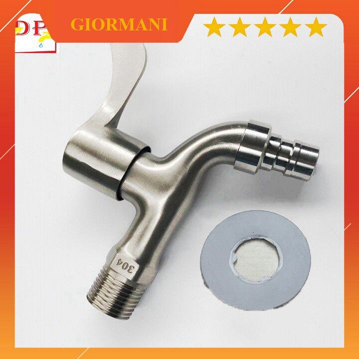 Van khóa, vòi xả nhanh phi 21 inox 304 cao cấp vxn04