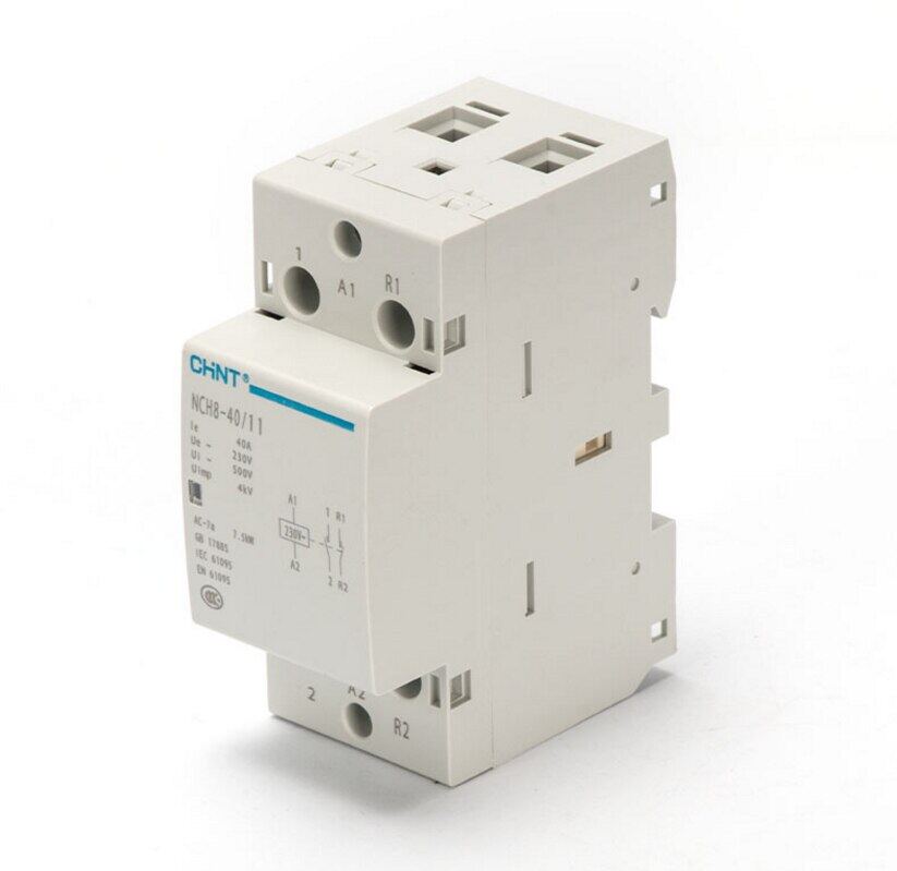 CHNT CHINT NCH8-40/20 Modular AC household Contactor 220V 230V AC 40A 1NO 1NC 2NO 2NC