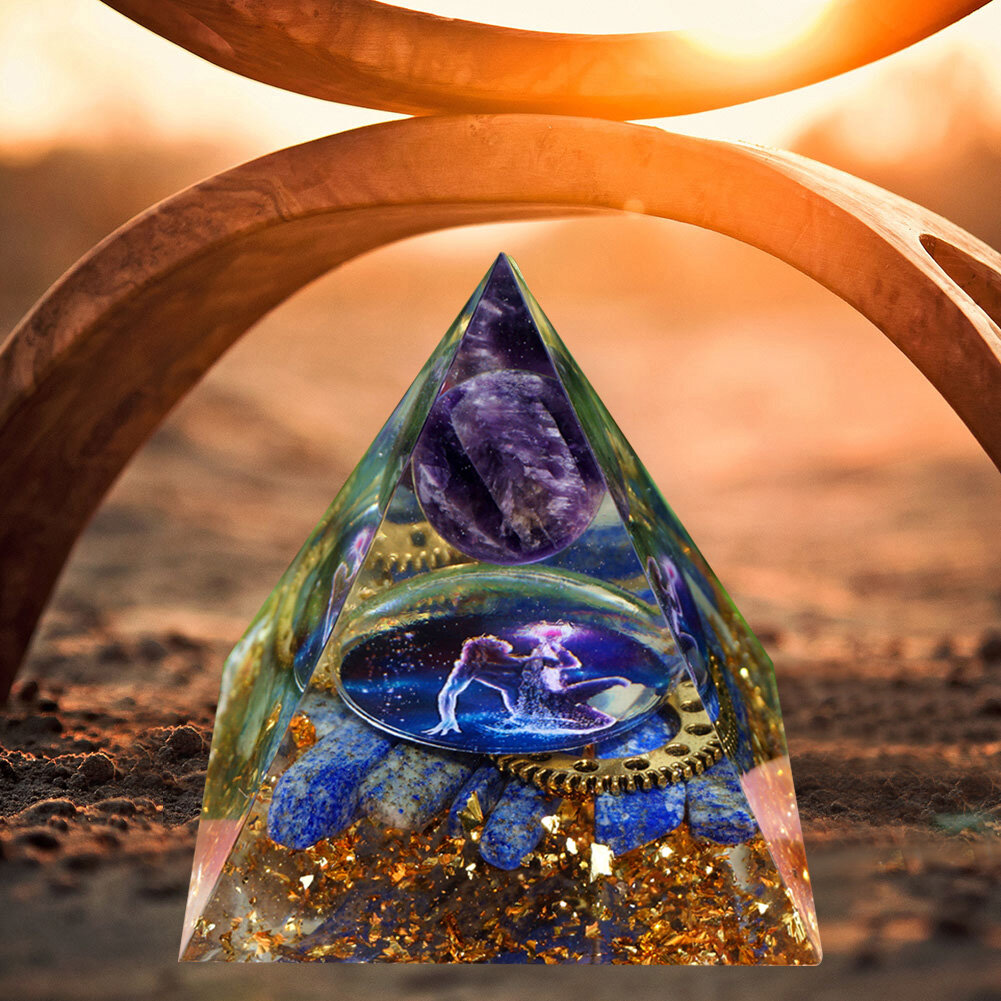 Đá Tự Nhiên Tinh Thể Kim Tự Tháp Orgonite Máy Phát Điện Năng Lượng Orgone Chữa Bệnh Luân Xa Reiki Bảo Vệ Thiền Định Cho Gia Đình Văn Phòng Quà Tặng Trang Trí Thủ Công