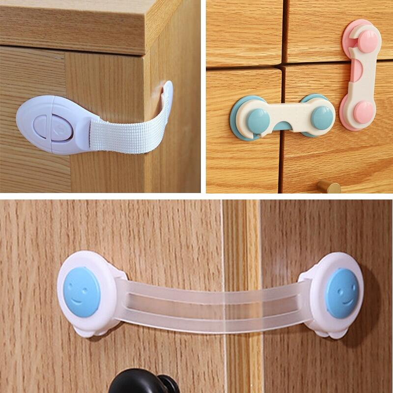 XIAOQU QWZ New Baby Safety Lock Children Cabinet Drawer Door Fridge Blockers Lock For Kids Protection Cover Childproof Product