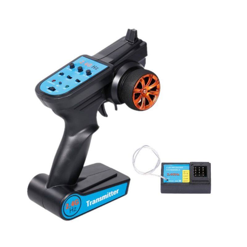 Máy phát sóng vô tuyến 2.4g 3 kênh kỹ thuật số có đầu thu cho xe ô tô và thuyền điều khiển từ xa - INTL