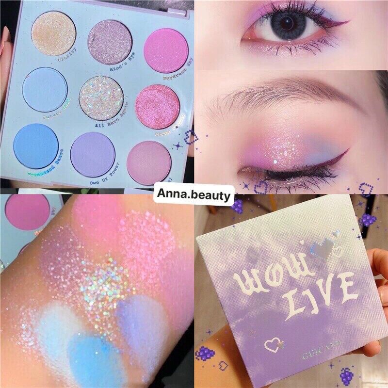 Phấn mắt Guicami 9 ô Wow live