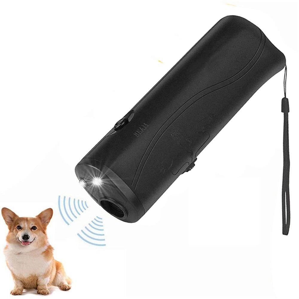 ZIPMOH Tăng cường Máy siêu âm Thiết bị đuổi chó Pet Nguồn Cung Cấp Thiết bị không sủa Thiết bị huấn luyện điều khiển Chó sủa chống Nút chặn sủa Thiết bị huấn luyện chó Thiết bị huấn luyện chó