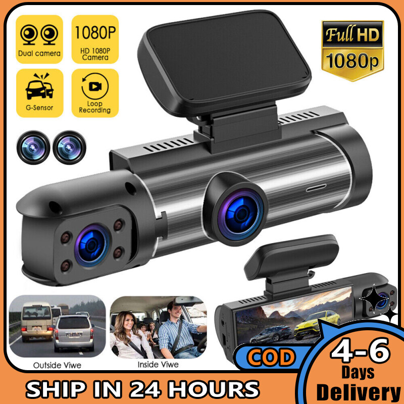 Dash Cam 3.16-inch Dual-lens Driving Recorder Front Inside Camera G